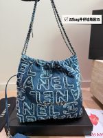 CHANEL 22bag  denim   size: 30cm/ 35cm