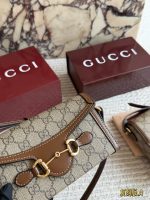 GUCCI  1955 MINI BAG SIZE : 18X 12 CM - Image 3