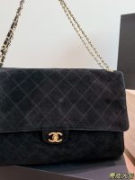 chanel 26s CF maxi suede timeless double flap size : 32/ 39 cm - Image 4