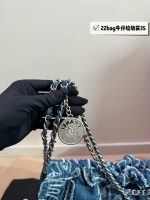 CHANEL 22bag  denim   size: 30cm/ 35cm - Image 3