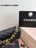Chanel 22K CF timeless mini double flap woc handle size :19X12 cm - Image 3