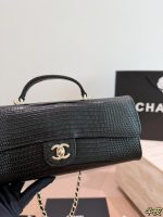 CHANEL 26P chain bag size : 8X25x5cm - Image 4