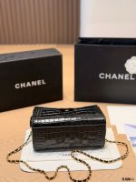 CHANEL 26A mini cf double flap size : 23cm - Image 4