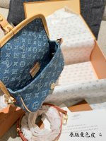 LOUIS VUITTON LV Nano Diane denim  size :10×6×19cm - Image 5