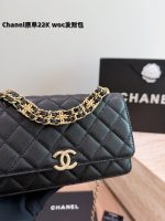 Chanel 22K CF timeless mini double flap woc handle size :19X12 cm - Image 4