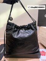 CHANEL 22bag all black  size : 39cm 35cm 20cm