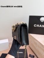 Chanel 22K CF timeless mini double flap woc handle size :19X12 cm - Image 5
