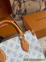 LOUIS VUITTON LV on the go tote size : 25 cm - Image 6