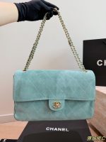 chanel 26s CF maxi suede timeless double flap size : 32/ 39 cm