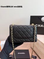 Chanel 22K CF timeless mini double flap woc handle size :19X12 cm - Image 6