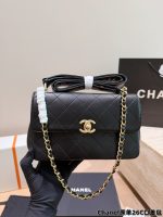 CHANEL 26C CF double flap WOC size: 22 cm
