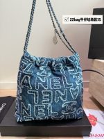 CHANEL 22bag  denim   size: 30cm/ 35cm - Image 7