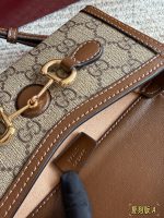 GUCCI  1955 MINI BAG SIZE : 18X 12 CM - Image 9