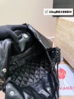 CHANEL 22bag all black  size : 39cm 35cm 20cm - Image 10
