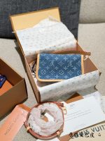 LOUIS VUITTON LV Nano Diane denim  size :10×6×19cm - Image 10